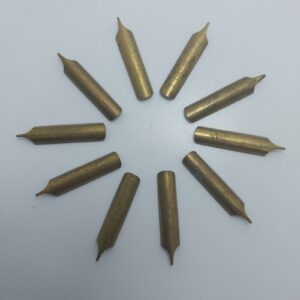 10 × أقلام خط نحاسية عتيقة من نوع NOS FN Gooptu وCP 317 INDIA