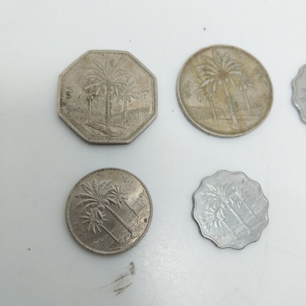 Iraq Coins Lot of 6 coins ,5,10,25,50,100,250 Fils ,1970-1980 USED - Image 6
