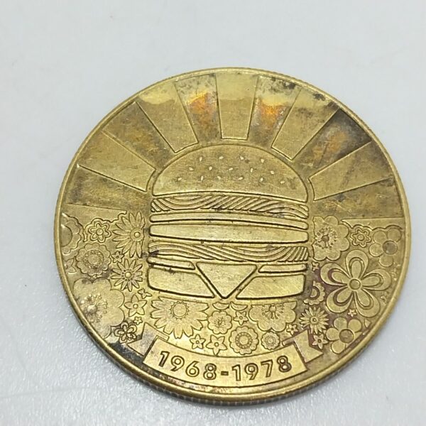 MCDONALD’S BIG MAC 50TH Anniversary Token Coin 1978-1988