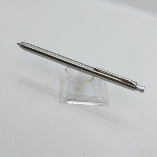 Rare Parker Insignia Metalic brushed chrome 3 In 1 Multi Pen Y.I Pencil #11565