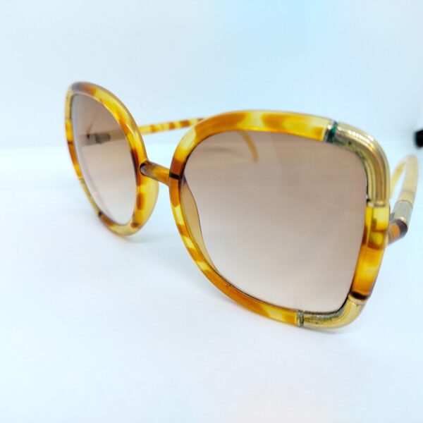 VINTAGE DESIGNER TED LAPIDUS SUNGLASSES, Glasses BROWN GOLDEN FRAME, UNIQUE! - Image 6
