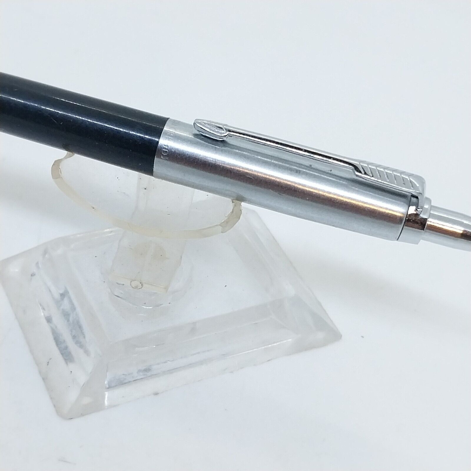 Vintage Black Color Wilson (Jotter style)Ballpoint Pen ,USA ,Brass Thread #11828 - Image 2