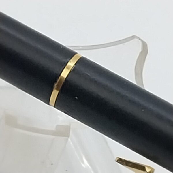 Vintage Black Laquer Parker Arrow Ballpoint Pen, France PL=1987 #11556 - Image 8
