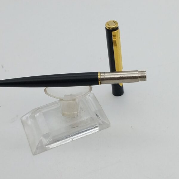 Vintage Black Laquer Parker Arrow Ballpoint Pen, France PL=1987 #11556 - Image 9