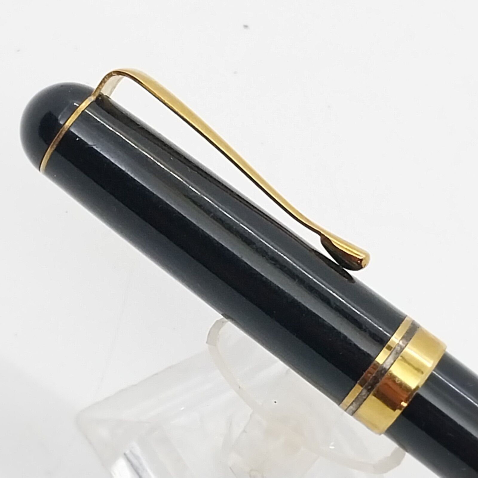 ⁦قلم حبر صيني عتيق، لون أسود بلاستيكي، رأس قلم ذهبي رقم 11380⁩ - الصورة ⁦10⁩