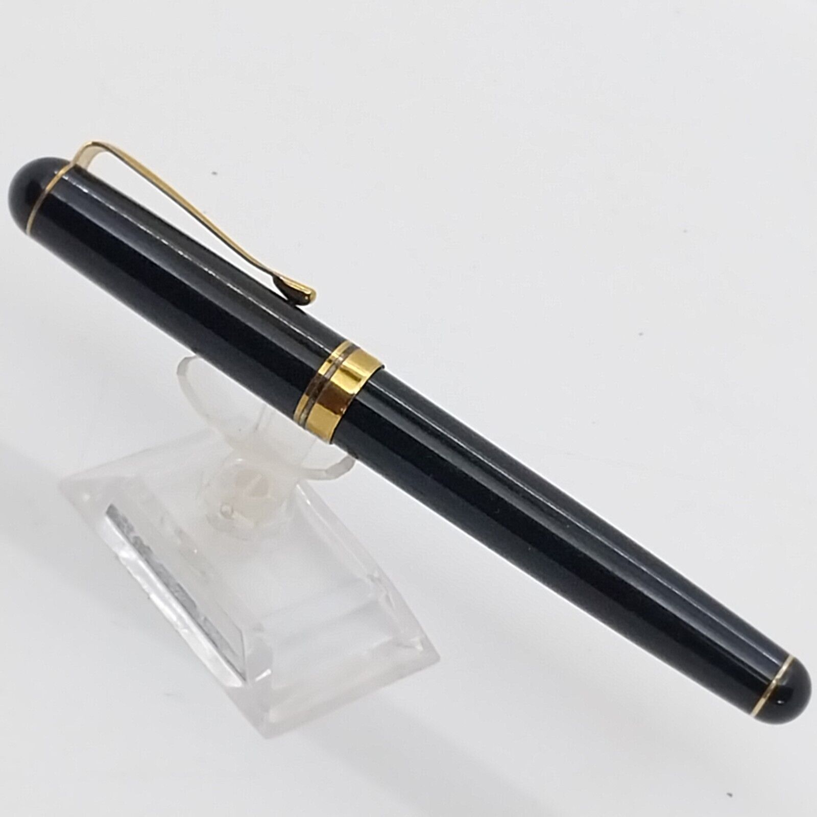 ⁦قلم حبر صيني عتيق، لون أسود بلاستيكي، رأس قلم ذهبي رقم 11380⁩ - الصورة ⁦11⁩