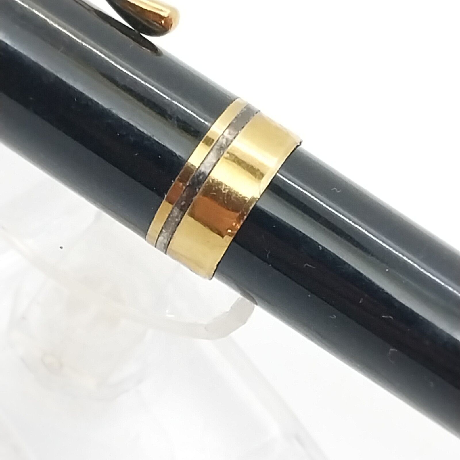 ⁦قلم حبر صيني عتيق، لون أسود بلاستيكي، رأس قلم ذهبي رقم 11380⁩ - الصورة ⁦12⁩