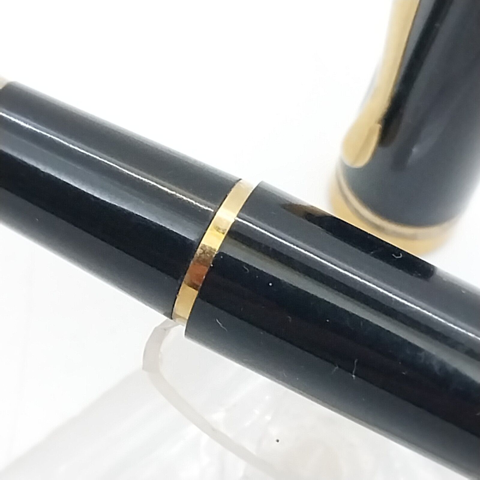 ⁦قلم حبر صيني عتيق، لون أسود بلاستيكي، رأس قلم ذهبي رقم 11380⁩ - الصورة ⁦7⁩