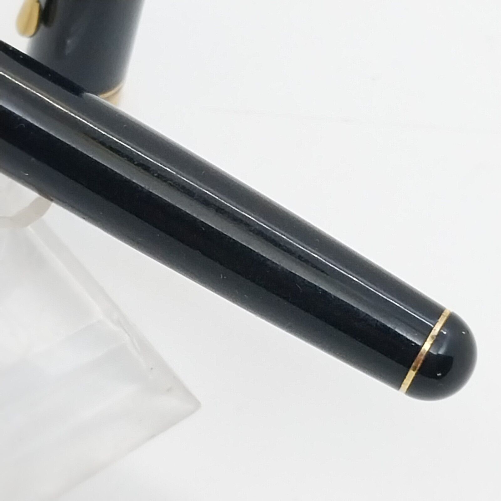 ⁦قلم حبر صيني عتيق، لون أسود بلاستيكي، رأس قلم ذهبي رقم 11380⁩ - الصورة ⁦8⁩