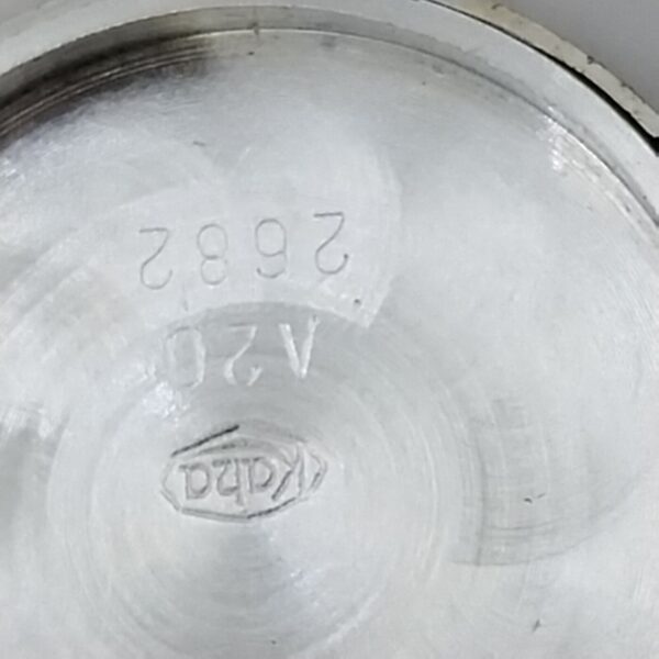 ⁦ساعة لاسكونو الكلاسيكية الكلاسيكية الفضية، علبة فضية إسترلينية للنساء، رقم 11588⁩ - الصورة ⁦7⁩