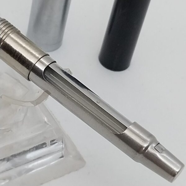 ⁦قلم حبر جاف Sheaffer Imperial 440 أسود نعناعي عتيق، رأس F، الولايات المتحدة الأمريكية رقم 11390⁩ - الصورة ⁦9⁩