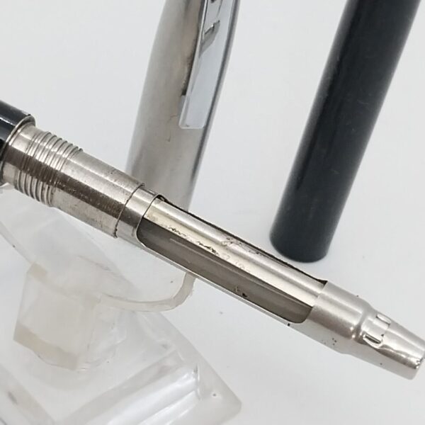 ⁦قلم حبر جاف Sheaffer Imperial 440 أسود نعناعي عتيق، رأس F، الولايات المتحدة الأمريكية رقم 11391⁩ - الصورة ⁦10⁩