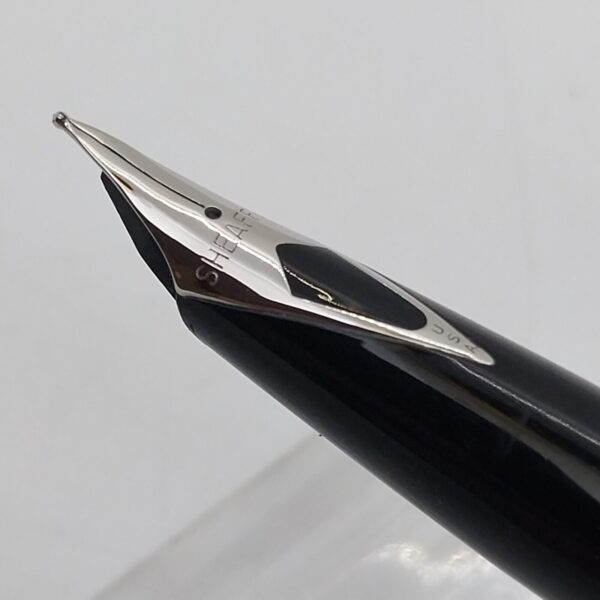 ⁦قلم حبر جاف Sheaffer Imperial 440 أسود نعناعي عتيق، رأس F، الولايات المتحدة الأمريكية رقم 11402⁩ - الصورة ⁦3⁩