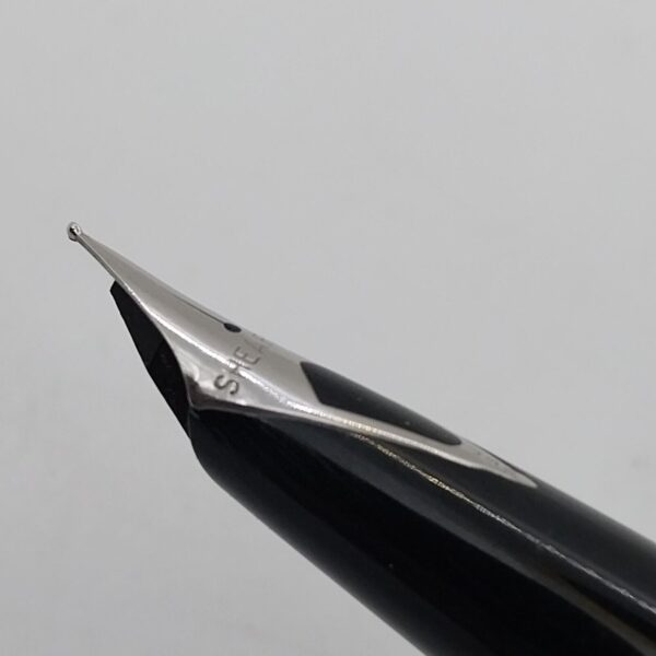 ⁦قلم حبر جاف Sheaffer Imperial 440 أسود نعناعي عتيق، رأس F، الولايات المتحدة الأمريكية رقم 11403⁩ - الصورة ⁦4⁩