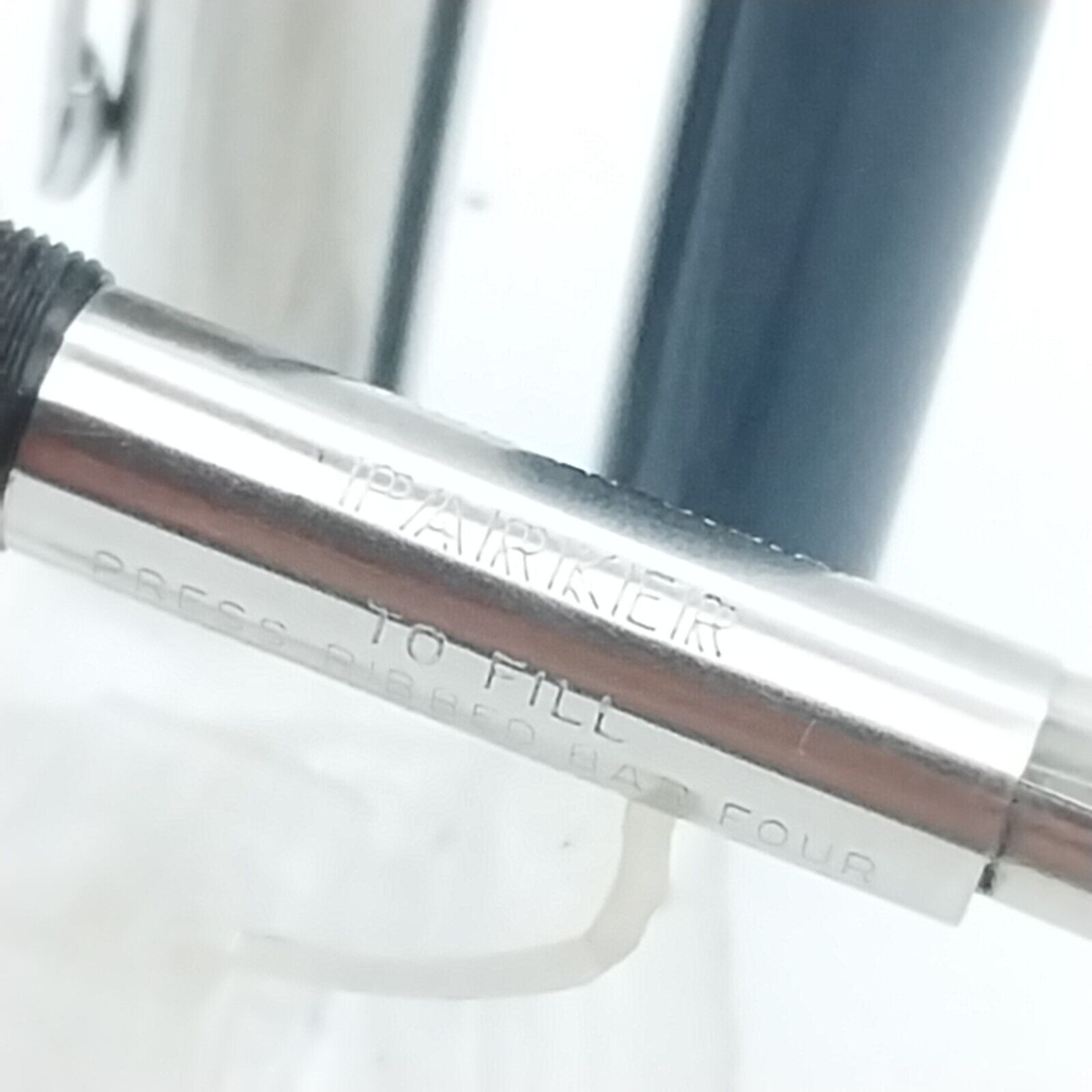 ⁦قلم حبر جاف باركر 21 من فينتاج مينت، رأس F، لون أزرق داكن، رقم الولايات المتحدة الأمريكية 11528⁩ - الصورة ⁦11⁩