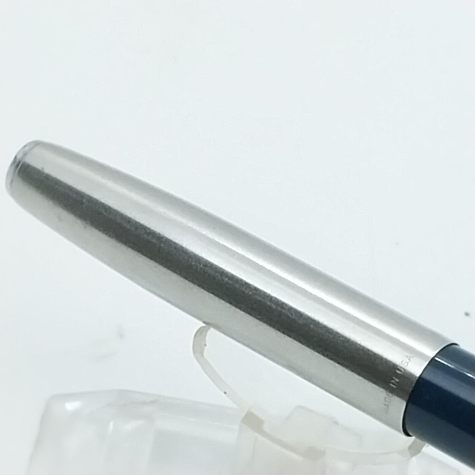 ⁦قلم حبر جاف باركر 21 من فينتاج مينت، رأس F، لون أزرق داكن، رقم الولايات المتحدة الأمريكية 11528⁩ - الصورة ⁦15⁩