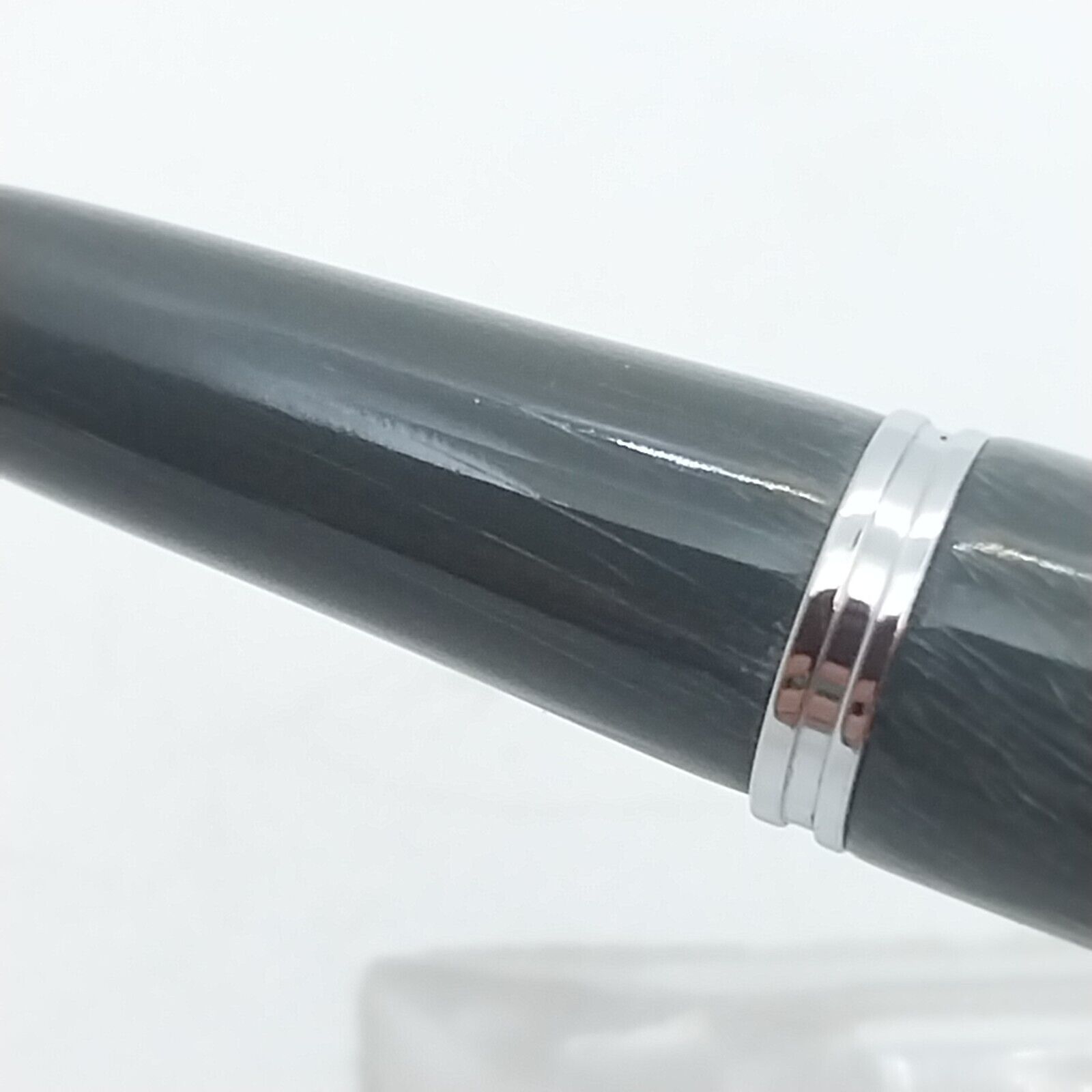 ⁦قلم حبر جاف باركر 21 من فينتاج مينت، رأس F، لون رمادي، رقم الولايات المتحدة الأمريكية 11529⁩ - الصورة ⁦7⁩