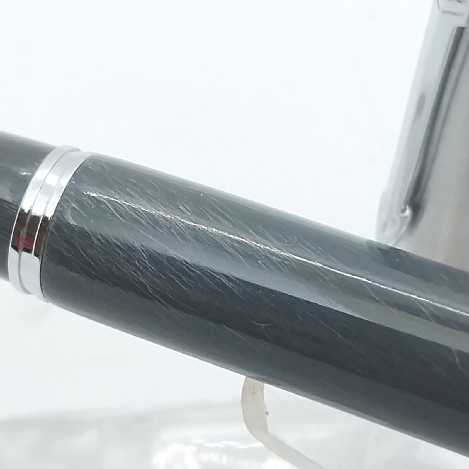 ⁦قلم حبر جاف باركر 21 من فينتاج مينت، رأس F، لون رمادي، رقم الولايات المتحدة الأمريكية 11529⁩ - الصورة ⁦9⁩