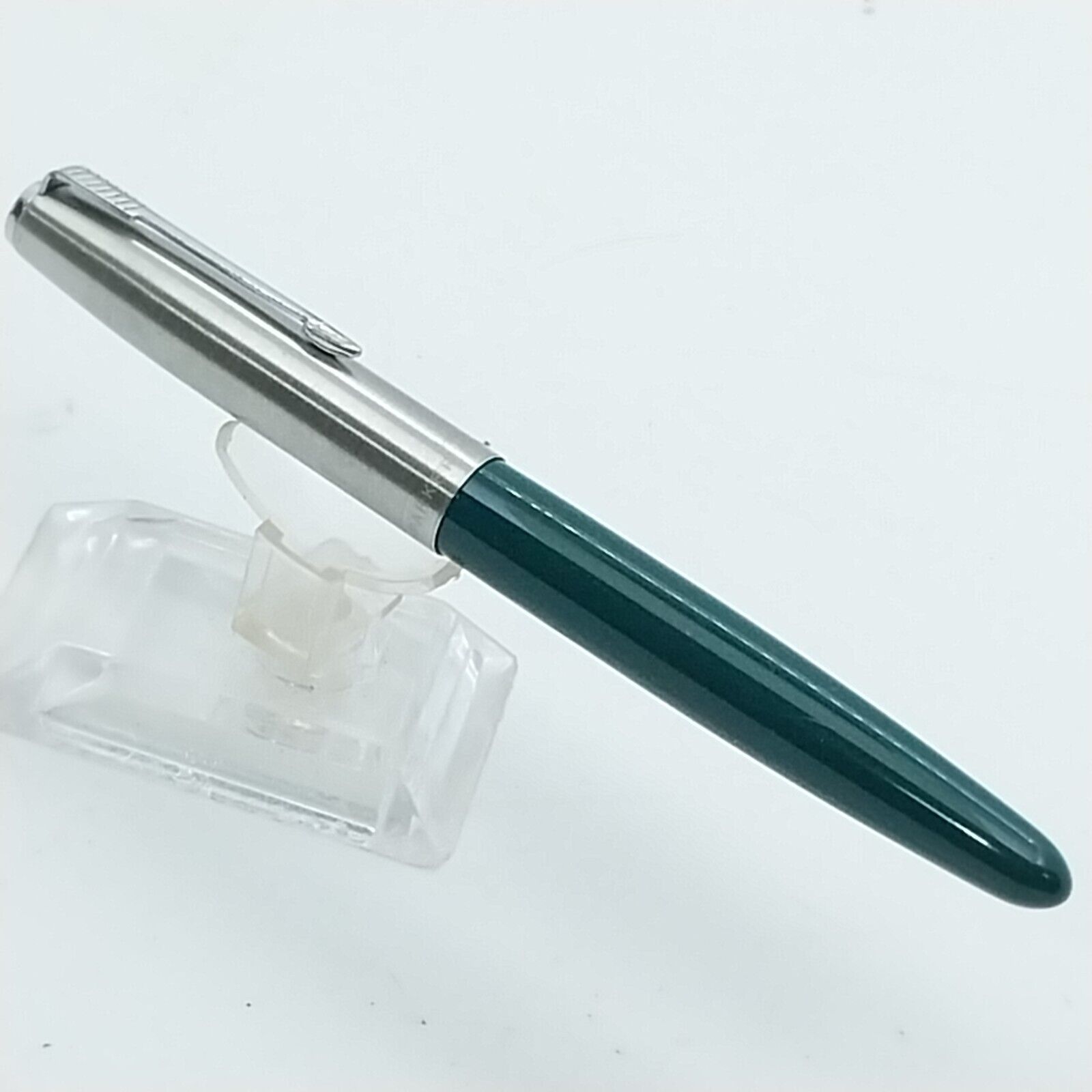 Vintage Mint Parker 21 Fountain Pen, XF nib ,Green color,USA #11527 - Image 15
