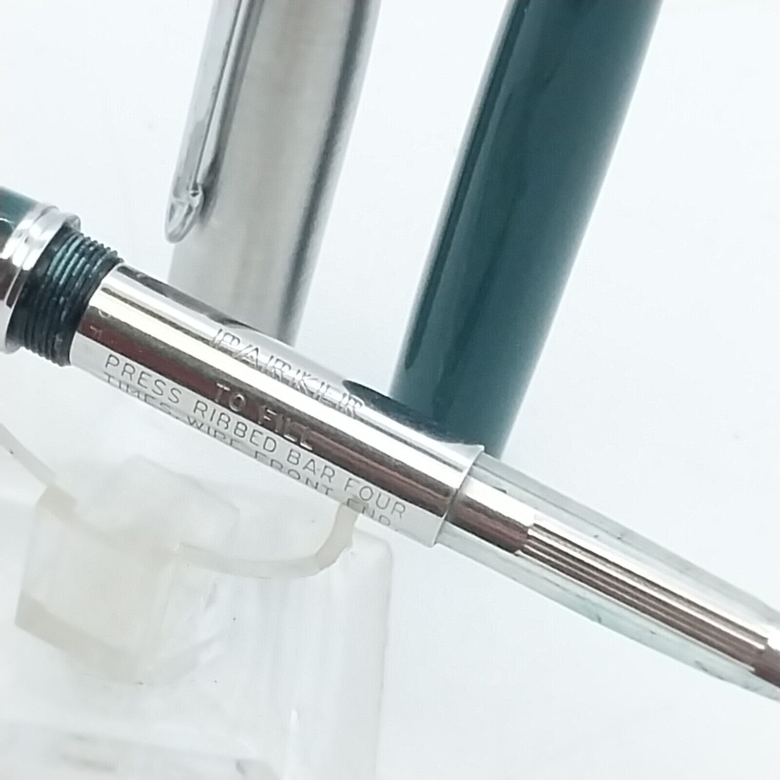 Vintage Mint Parker 21 Fountain Pen, XF nib ,Green color,USA #11527 - Image 8