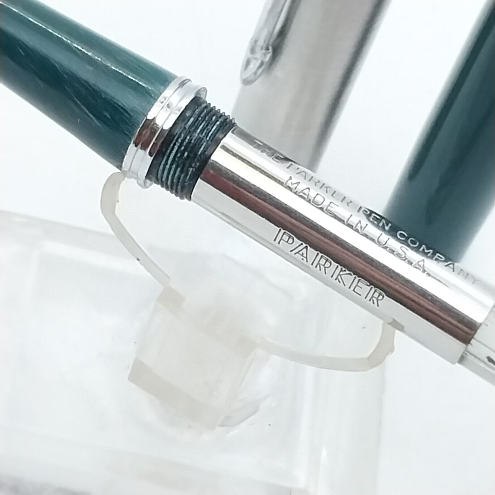 Vintage Mint Parker 21 Fountain Pen, XF nib ,Green color,USA #11527 - Image 9