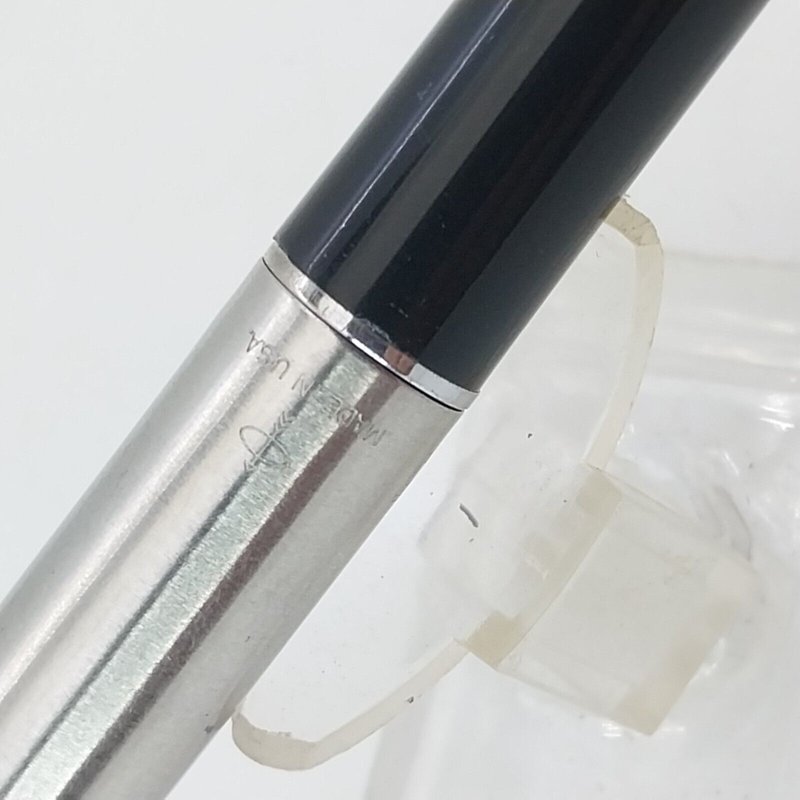 ⁦قلم حبر جاف باركر 45 من فينتاج مينت، الولايات المتحدة الأمريكية، رأس F، لون أسود، رقم 11496⁩ - الصورة ⁦14⁩
