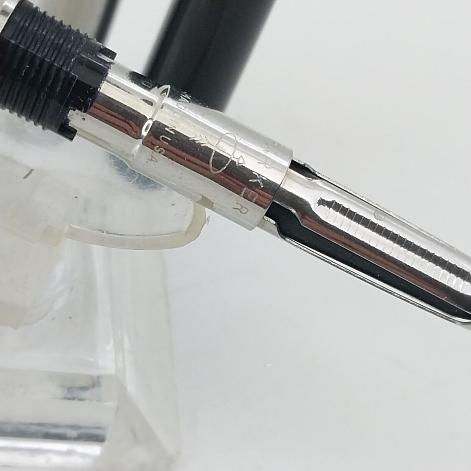 ⁦قلم حبر جاف باركر 45 من فينتاج مينت، الولايات المتحدة الأمريكية، رأس F، لون أسود، رقم 11496⁩ - الصورة ⁦9⁩