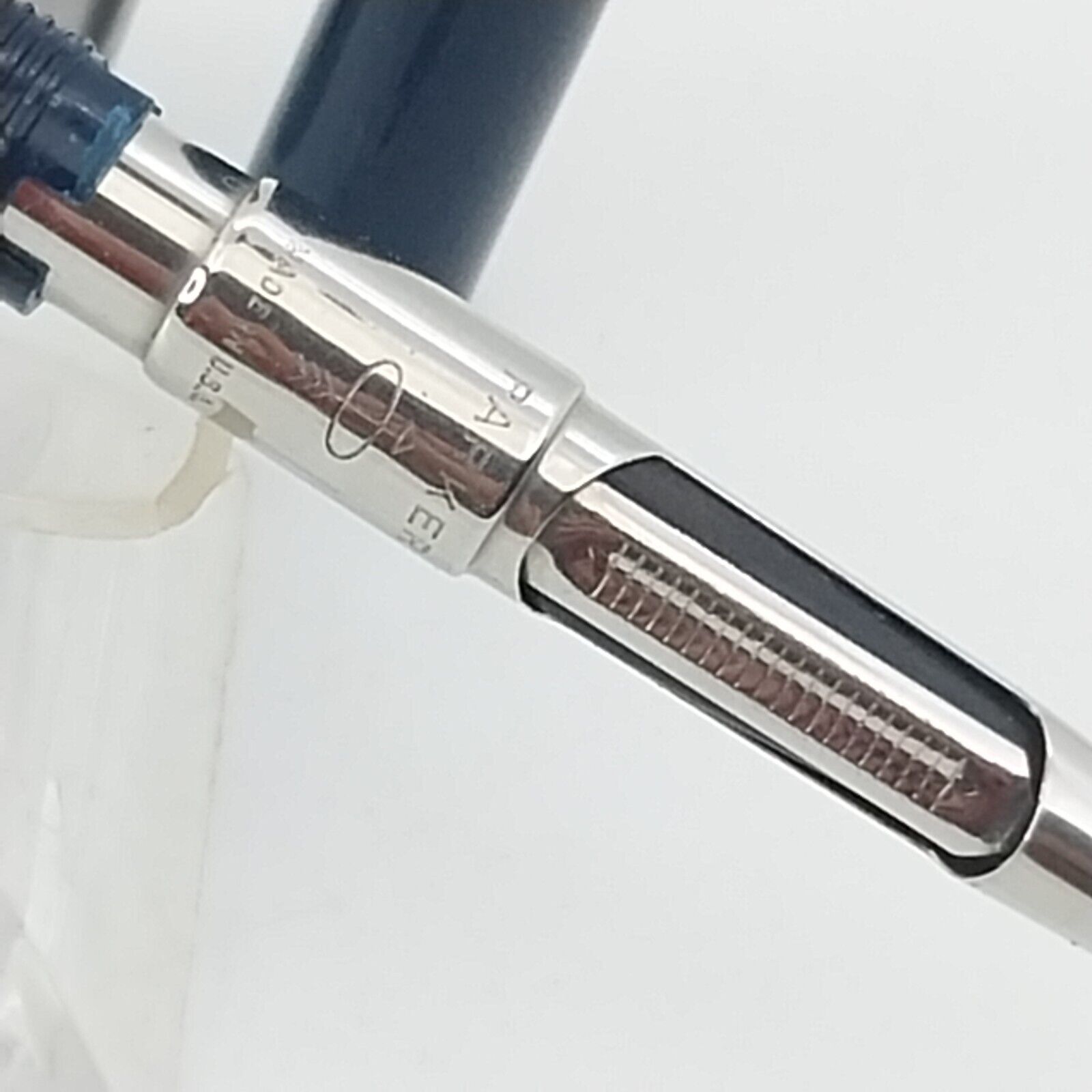 ⁦قلم حبر جاف باركر 45 من فينتاج مينت، الولايات المتحدة الأمريكية، رأس متوسط، لون أزرق داكن، رقم 11492⁩ - الصورة ⁦10⁩