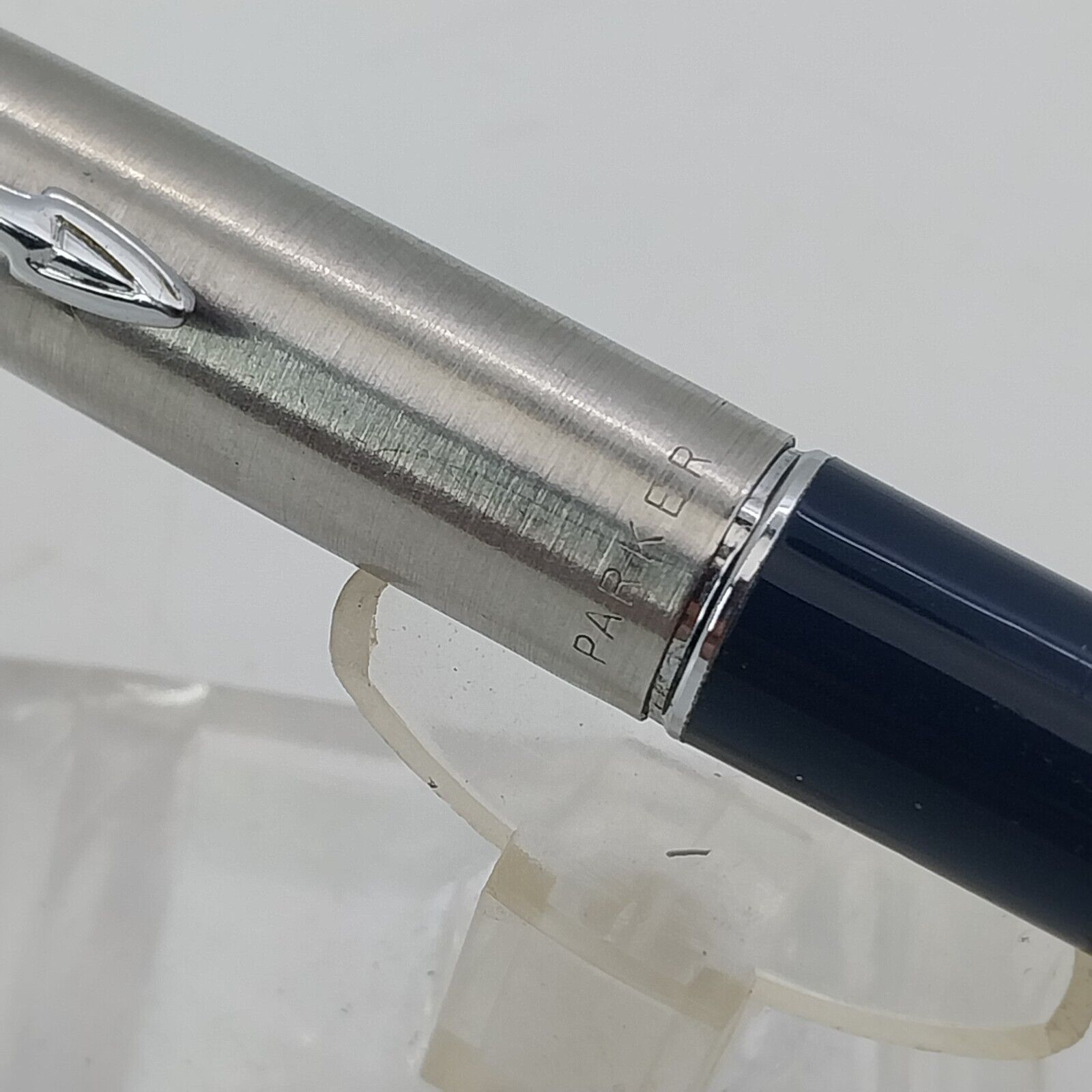 ⁦قلم حبر جاف باركر 45 من فينتاج مينت، الولايات المتحدة الأمريكية، رأس متوسط، لون أزرق داكن، رقم 11492⁩ - الصورة ⁦15⁩
