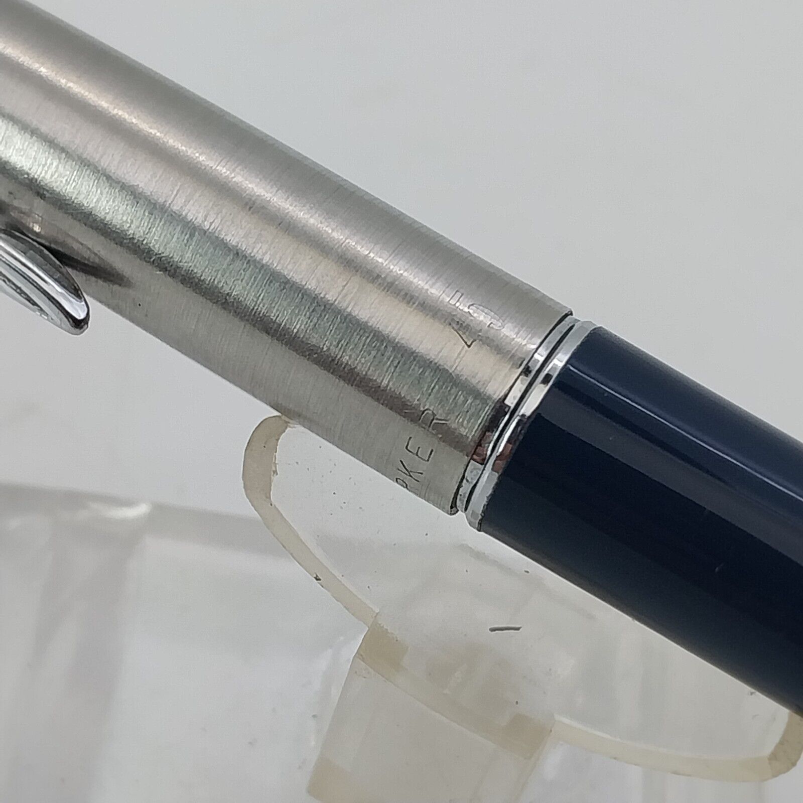 ⁦قلم حبر جاف باركر 45 من فينتاج مينت، الولايات المتحدة الأمريكية، رأس متوسط، لون أزرق داكن، رقم 11492⁩ - الصورة ⁦16⁩