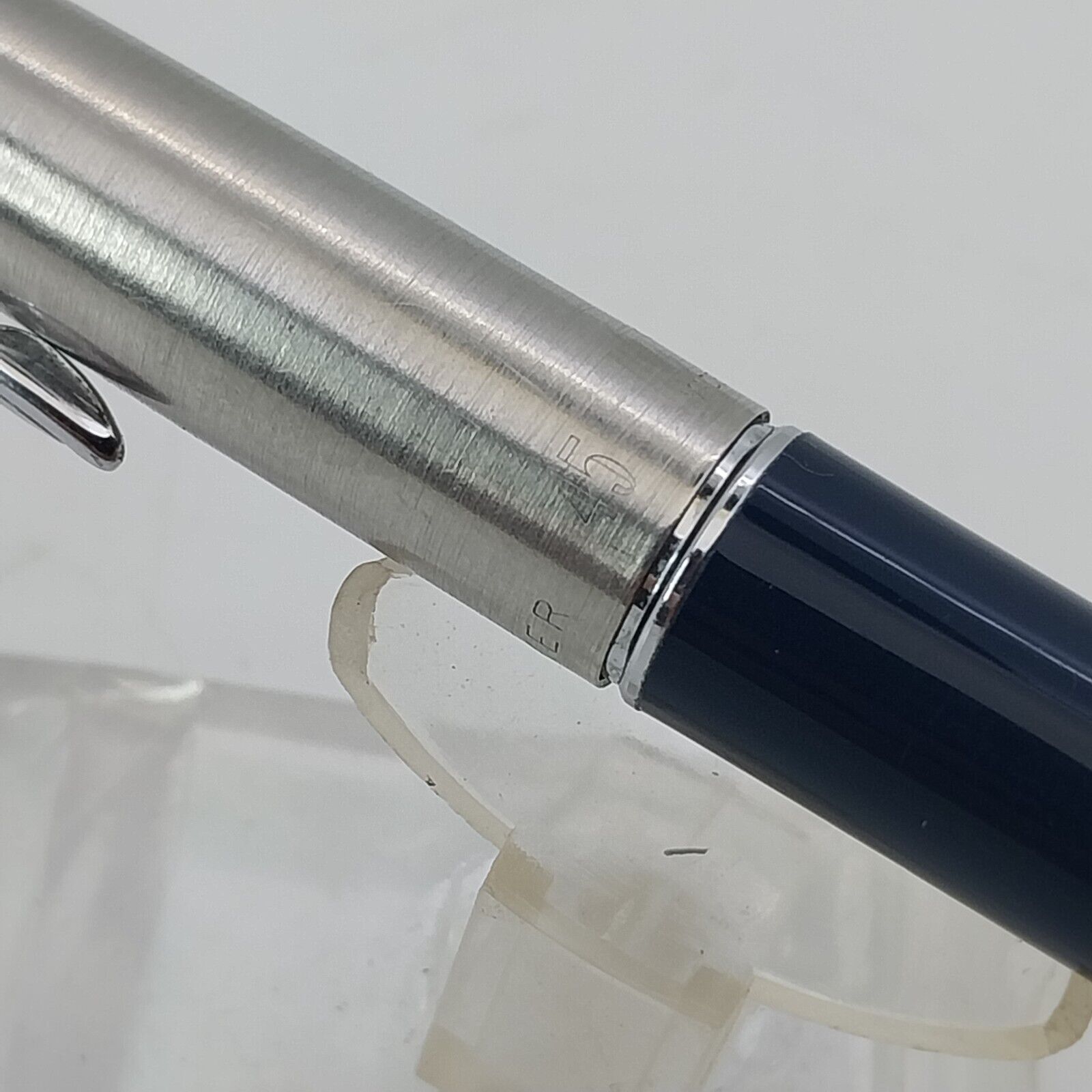 ⁦قلم حبر جاف باركر 45 من فينتاج مينت، الولايات المتحدة الأمريكية، رأس متوسط، لون أزرق داكن، رقم 11492⁩ - الصورة ⁦17⁩