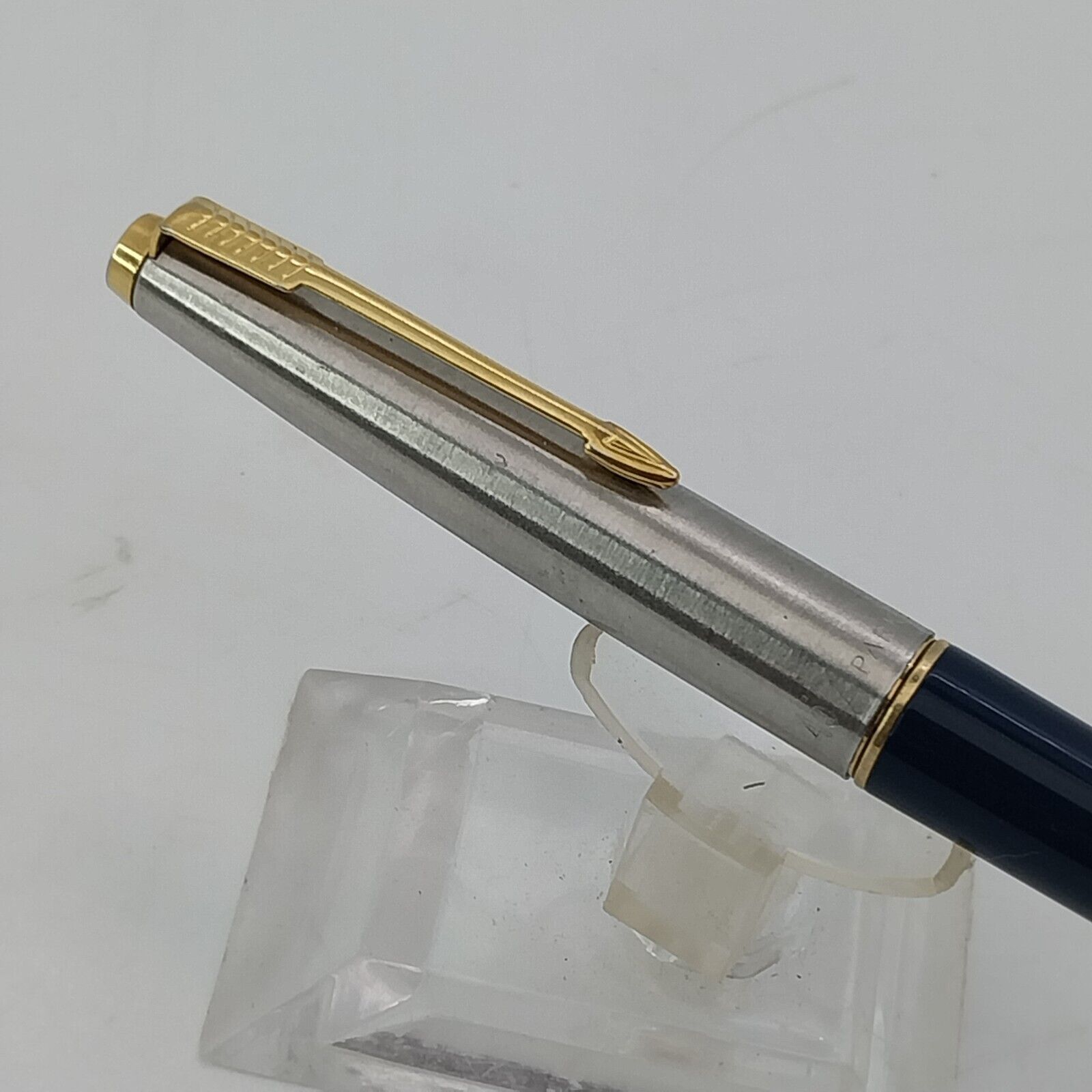 ⁦قلم حبر جاف باركر 45 من فينتاج مينت، الولايات المتحدة الأمريكية، رأس متوسط، لون أزرق داكن، رقم 11493⁩ - الصورة ⁦11⁩