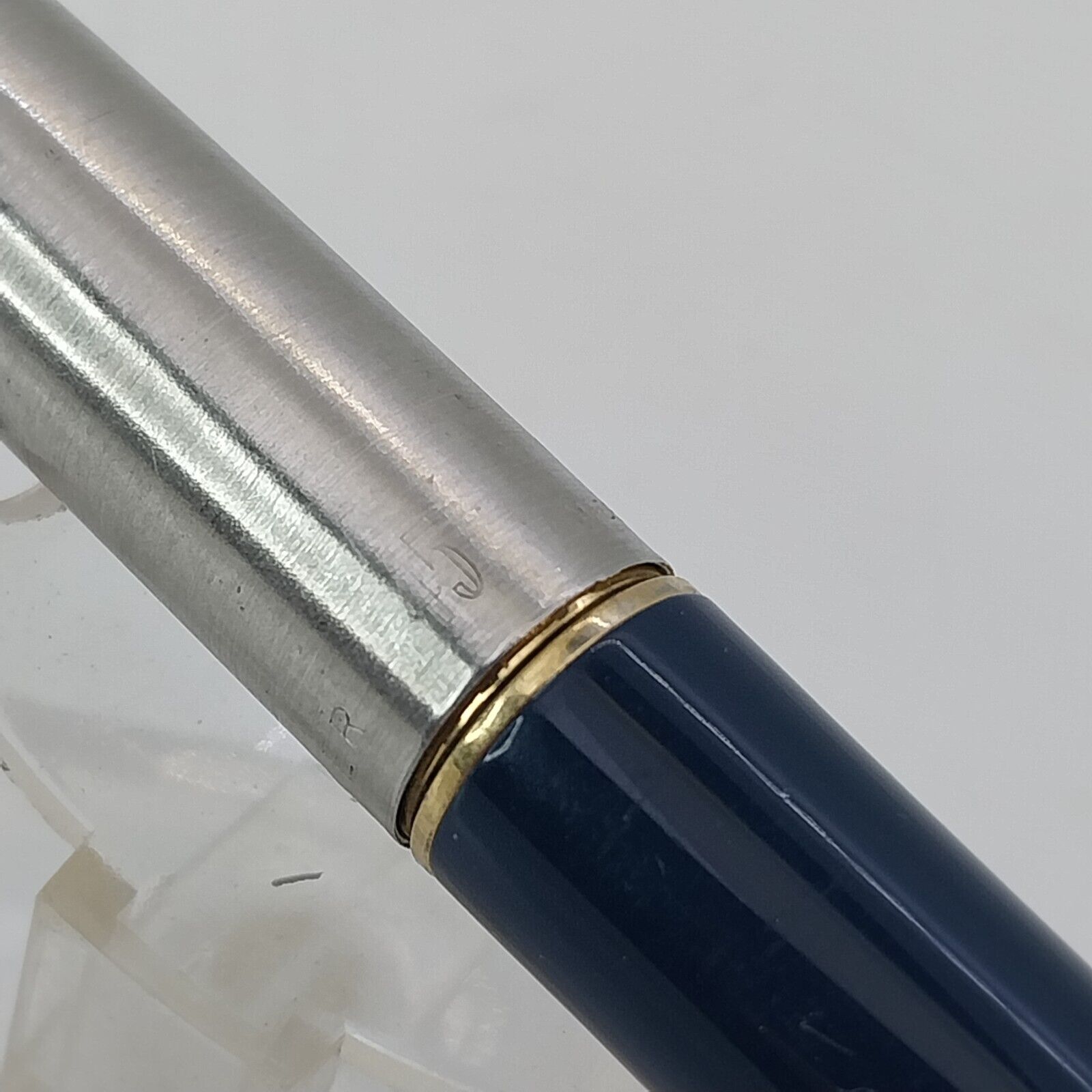 ⁦قلم حبر جاف باركر 45 من فينتاج مينت، الولايات المتحدة الأمريكية، رأس متوسط، لون أزرق داكن، رقم 11493⁩ - الصورة ⁦13⁩