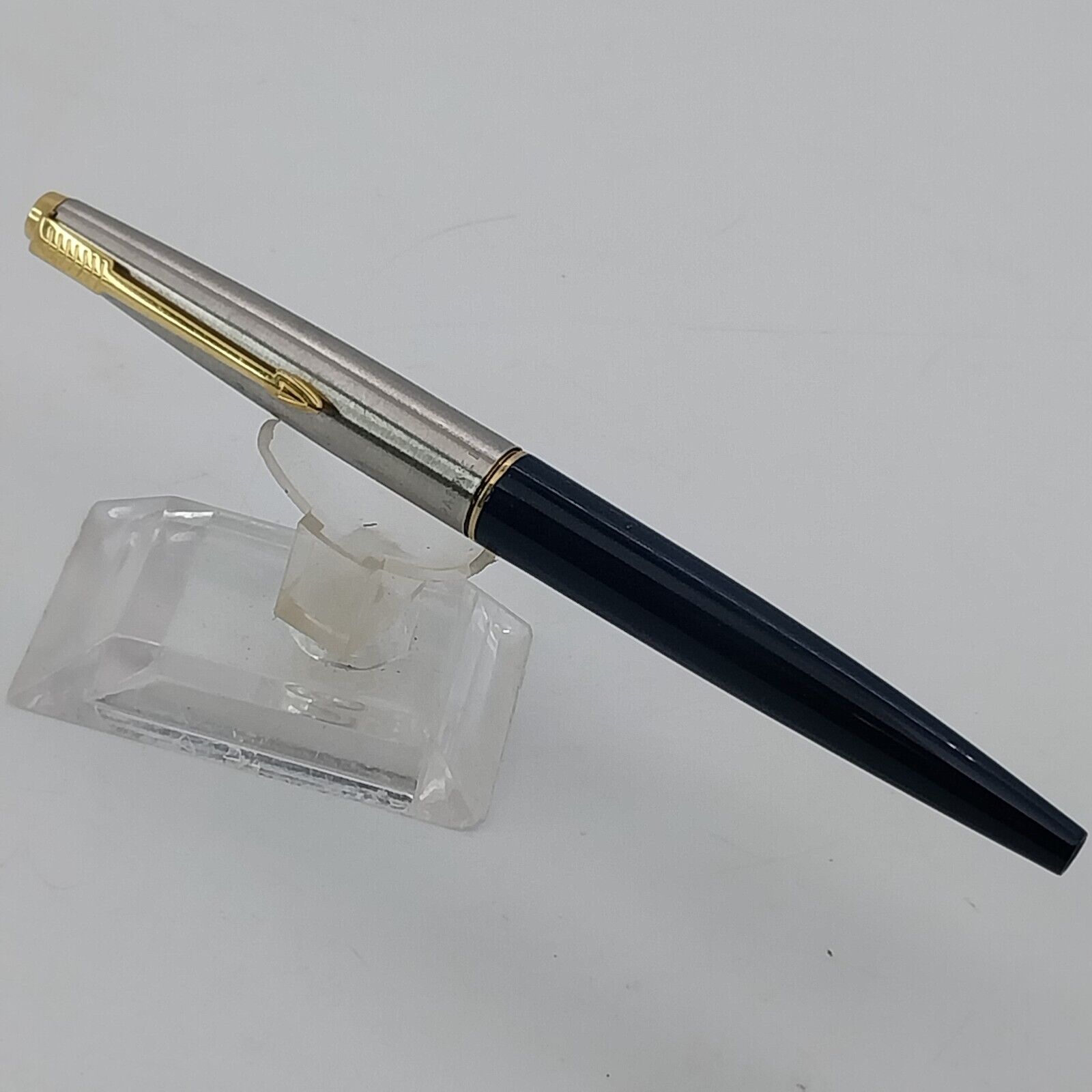 ⁦قلم حبر جاف باركر 45 من فينتاج مينت، الولايات المتحدة الأمريكية، رأس متوسط، لون أزرق داكن، رقم 11493⁩ - الصورة ⁦15⁩