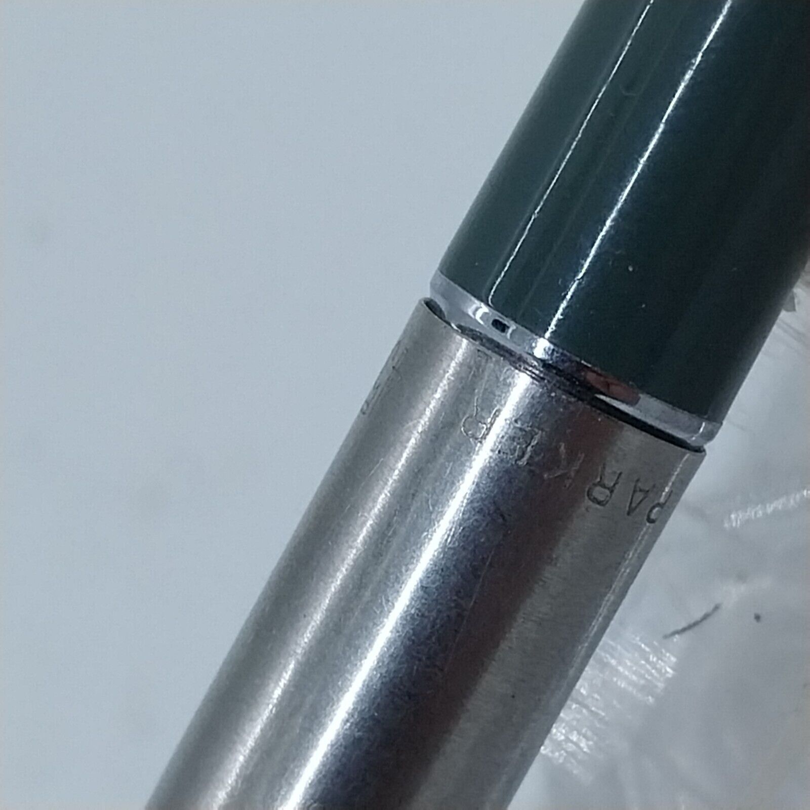 ⁦قلم باركر 45 رمادي من فينتاج مينت، رأس متوسط، الولايات المتحدة الأمريكية، رقم 11184⁩ - الصورة ⁦10⁩