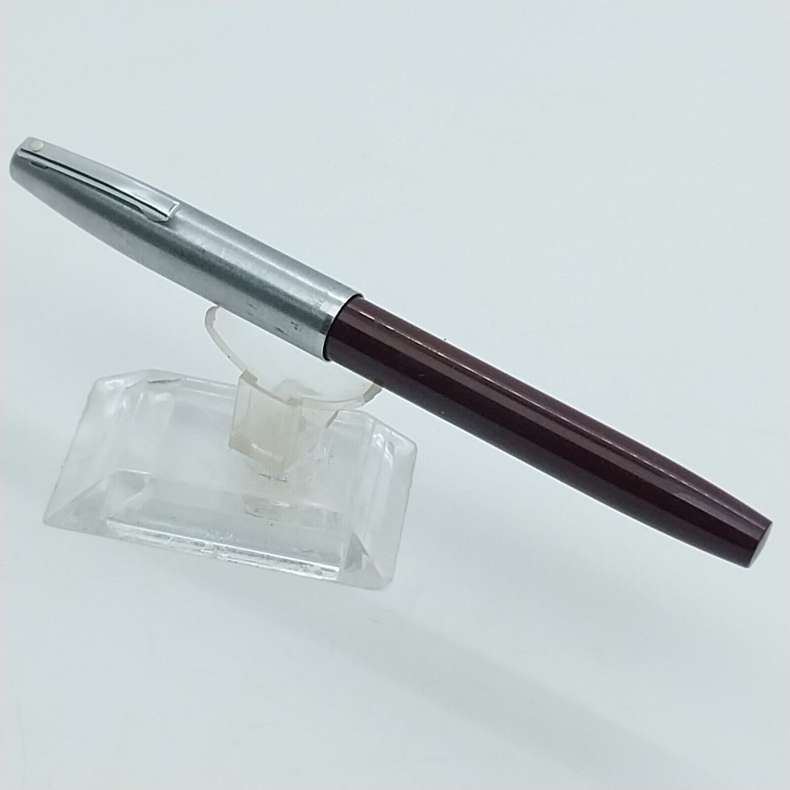 ⁦قلم حبر جاف عتيق من ماركة شيفر إمبريال بلون بورجوندي، رأس F، الولايات المتحدة الأمريكية رقم 11544⁩ - الصورة ⁦17⁩