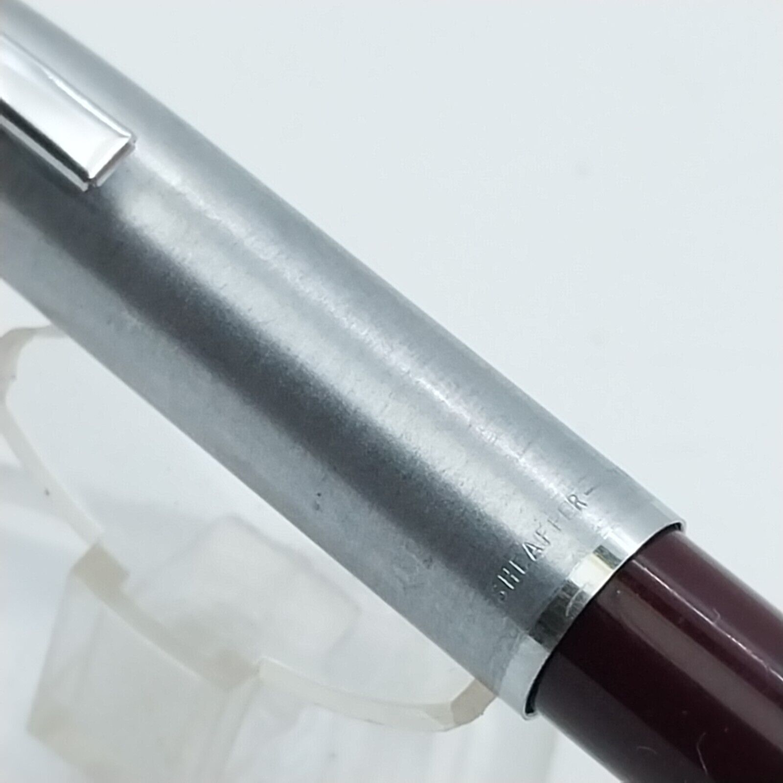 Vintage Mint Sheaffer Imperial Burgundy Color Fountain Pen ,F Nib , USA #11545 - Image 13