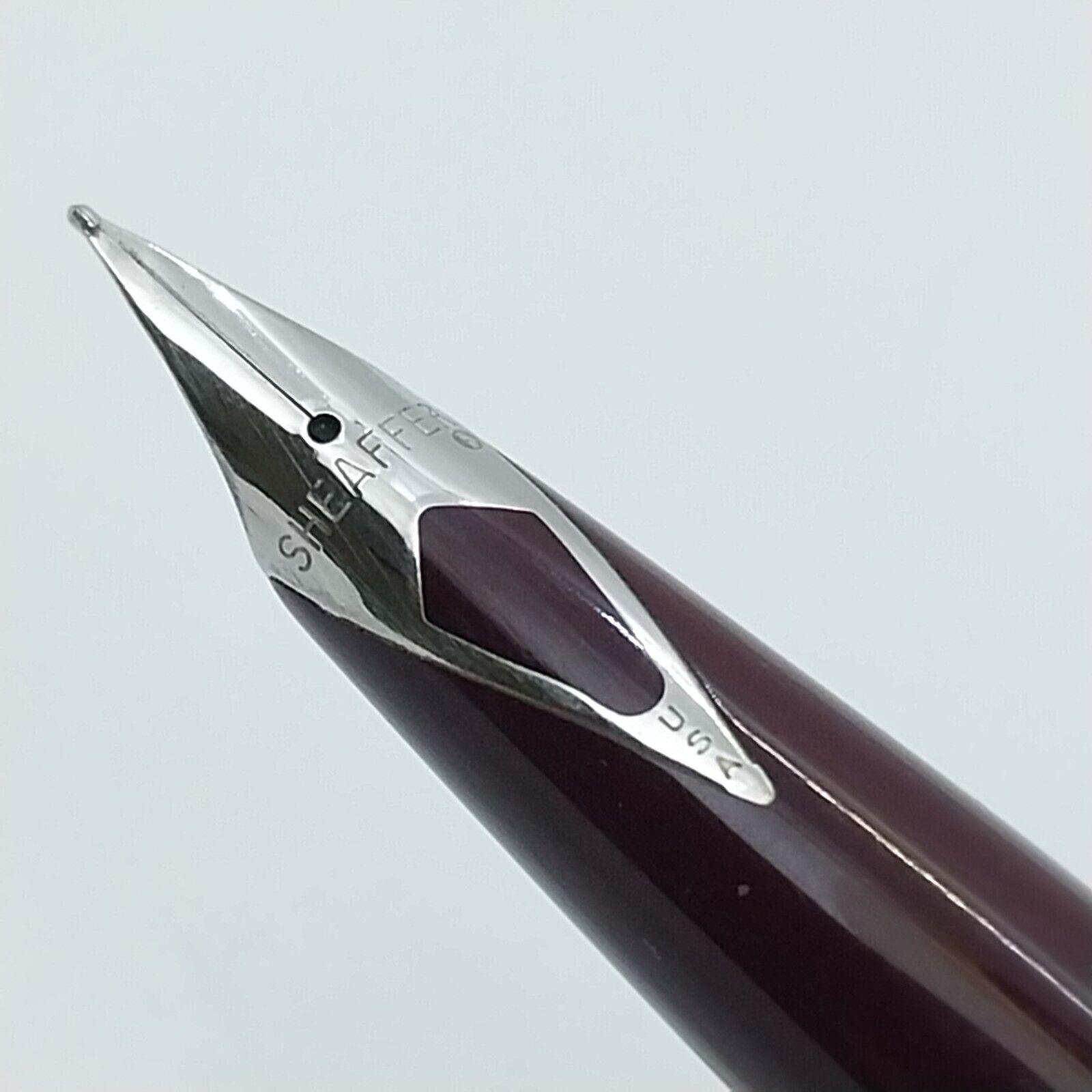Vintage Mint Sheaffer Imperial Burgundy Color Fountain Pen ,F Nib , USA #11545 - Image 4