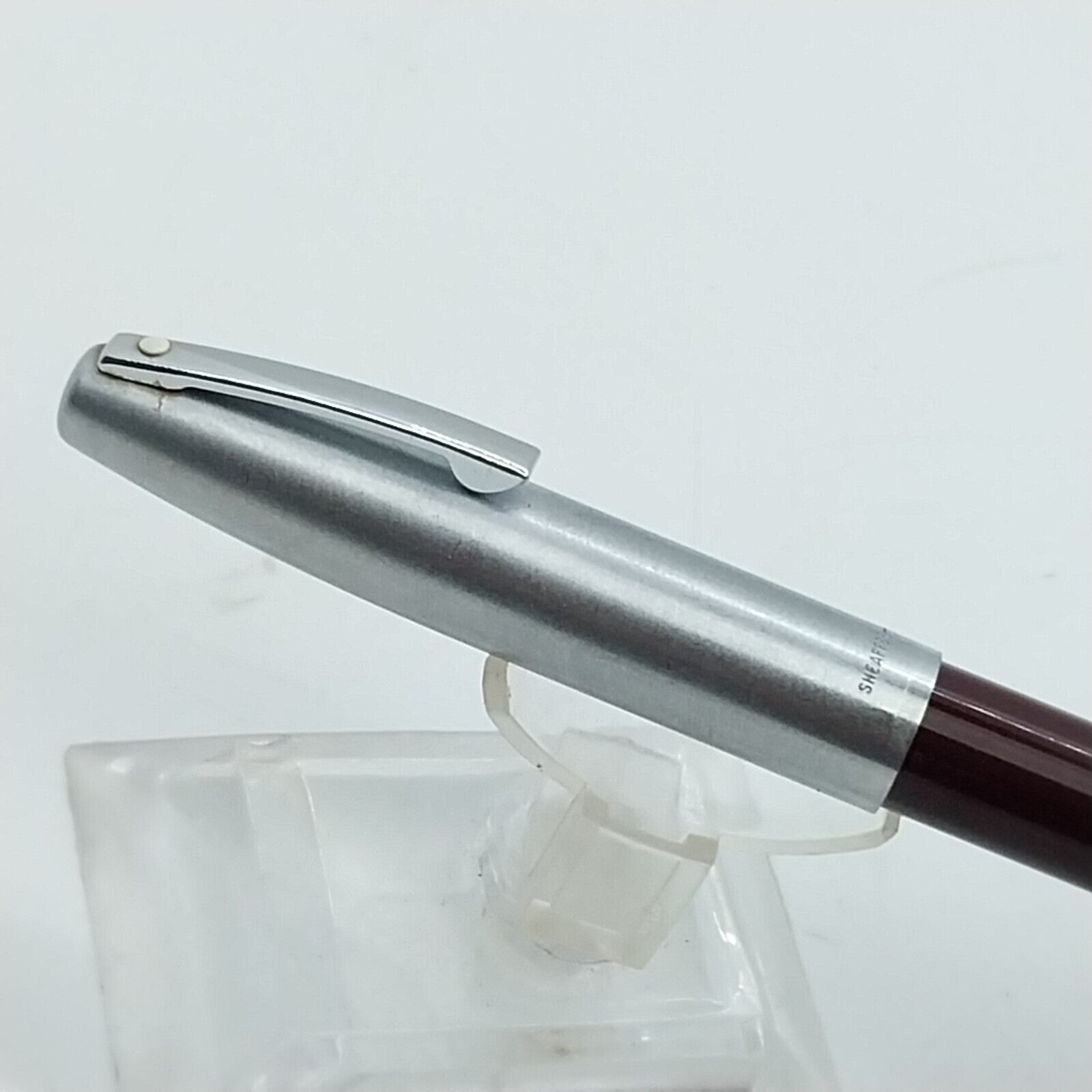 ⁦قلم حبر جاف إمبريال من ماركة شيفر مينت فينتاج، مقاس F، لون عنابي، الولايات المتحدة الأمريكية رقم 11514⁩ - الصورة ⁦10⁩