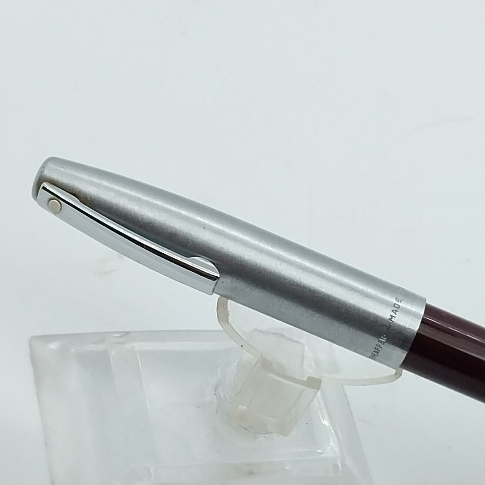 ⁦قلم حبر جاف إمبريال من ماركة شيفر مينت فينتاج، مقاس F، لون عنابي، الولايات المتحدة الأمريكية رقم 11514⁩ - الصورة ⁦11⁩