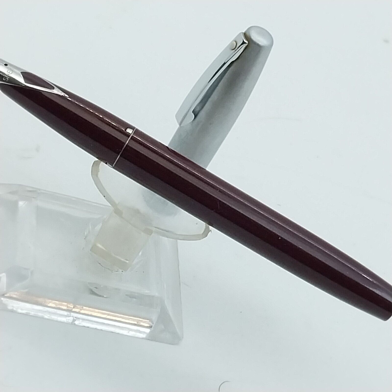 ⁦قلم حبر جاف إمبريال من ماركة شيفر مينت فينتاج، مقاس F، لون عنابي، الولايات المتحدة الأمريكية رقم 11514⁩ - الصورة ⁦8⁩