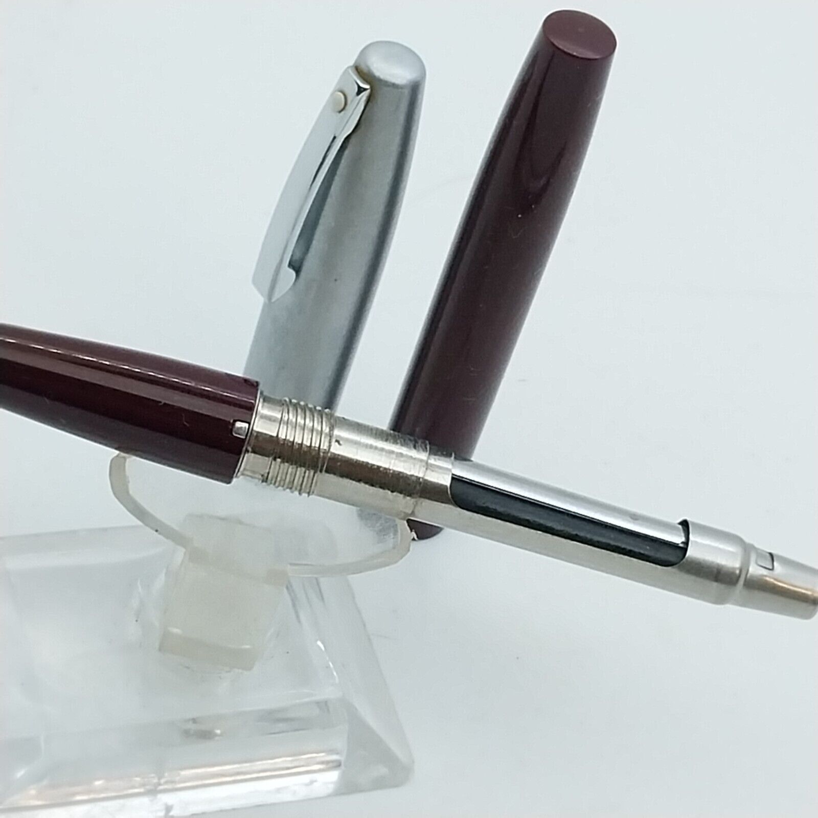 ⁦قلم حبر جاف إمبريال من ماركة شيفر مينت فينتاج، مقاس F، لون عنابي، الولايات المتحدة الأمريكية رقم 11514⁩ - الصورة ⁦9⁩