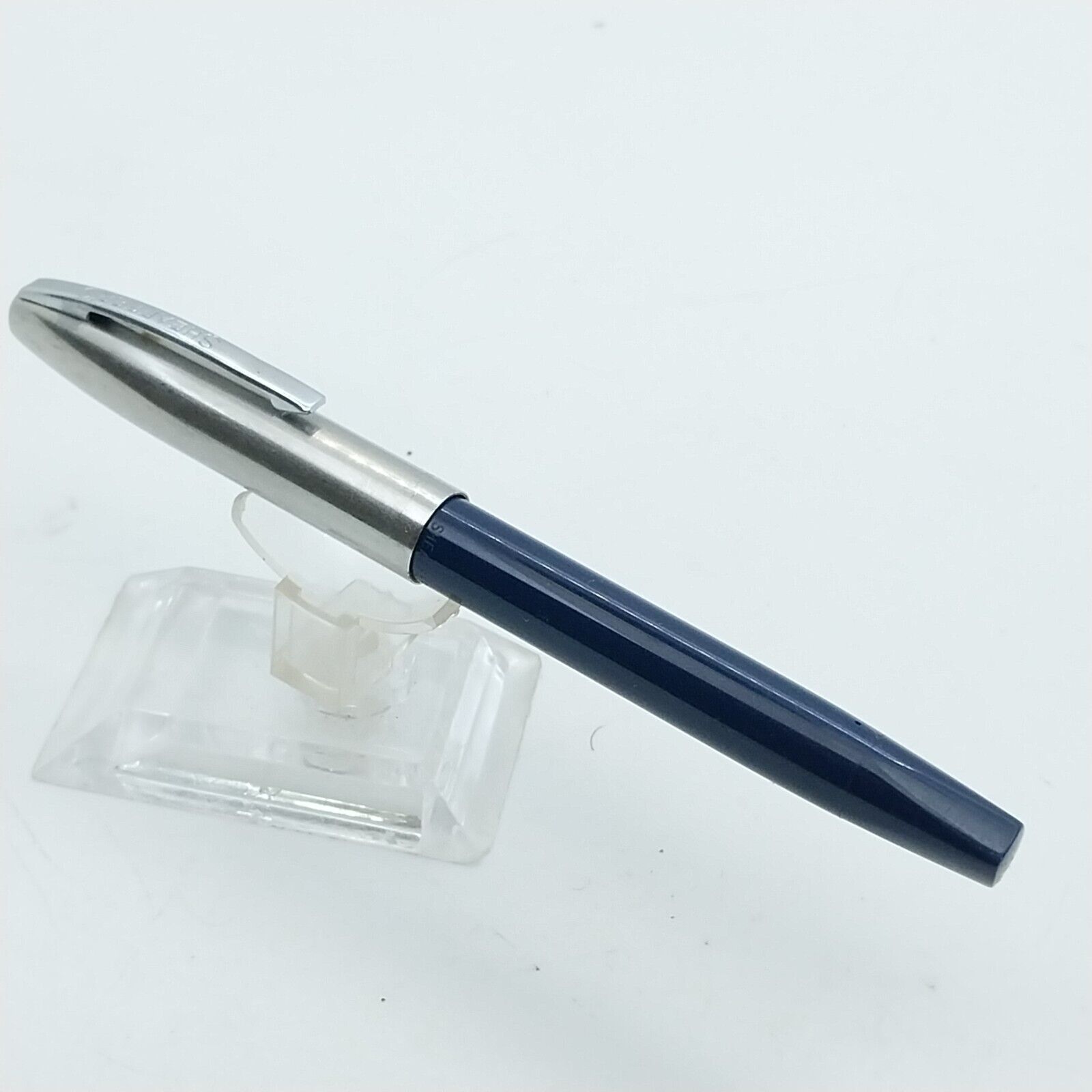 ⁦قلم حبر جاف إمبريال تاتش داون من شيفر مينت فينتاج، لون أزرق داكن، الولايات المتحدة الأمريكية رقم 11517⁩ - الصورة ⁦16⁩