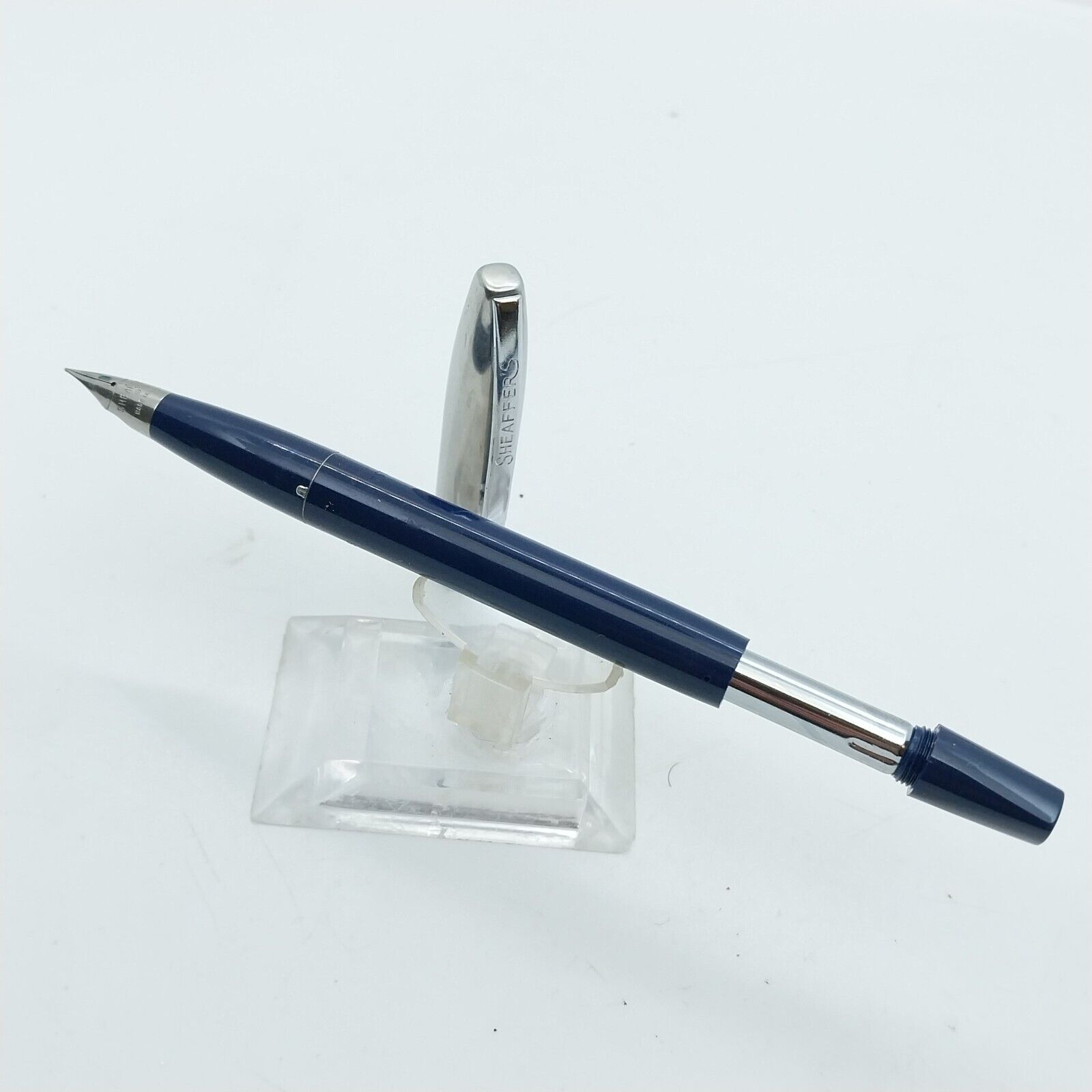 قلم حبر جاف إمبريال تاتش داون من شيفر مينت فينتاج، لون أزرق داكن، الولايات المتحدة الأمريكية رقم 11517