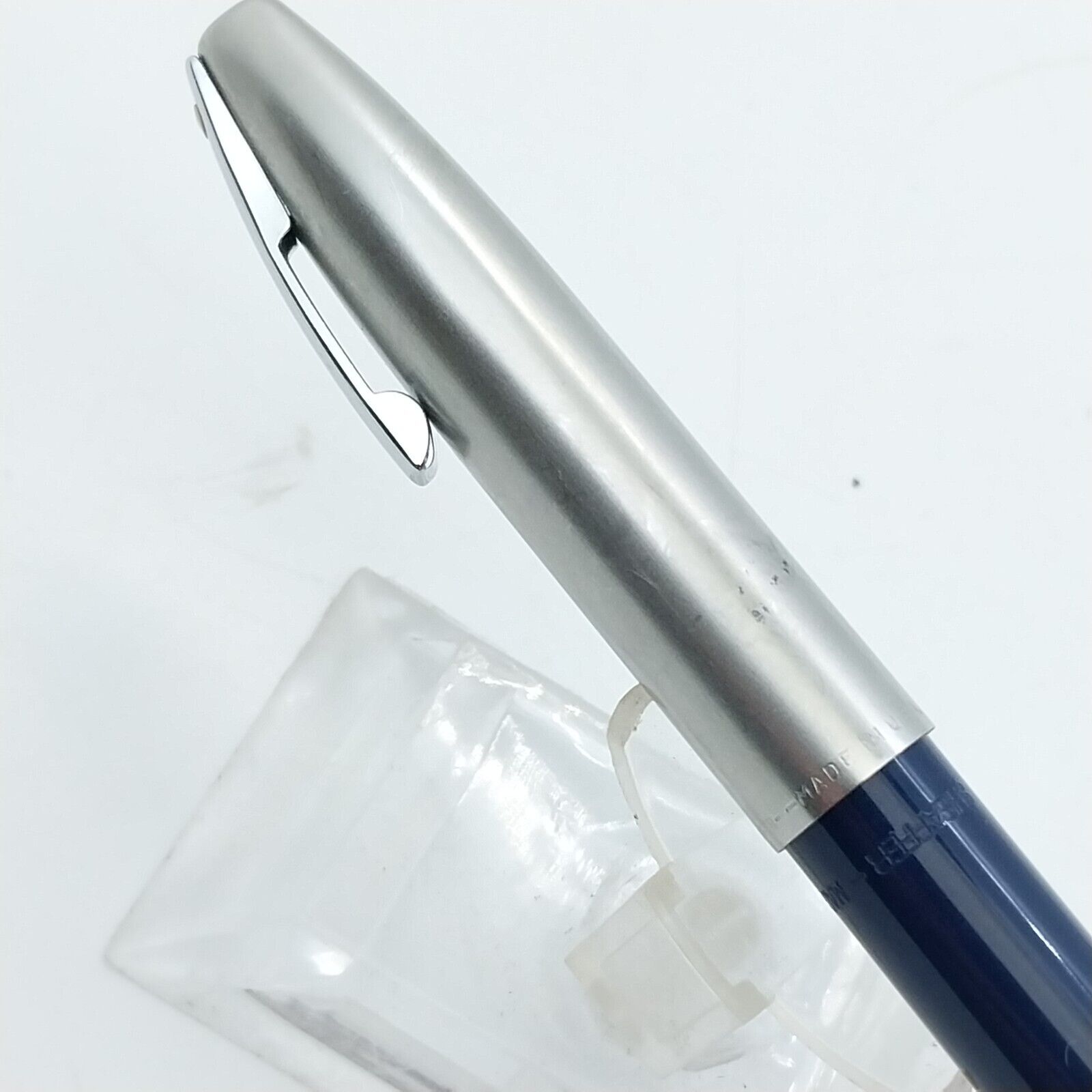 ⁦قلم حبر جاف إمبريال تاتش داون من شيفر مينت فينتاج، لون أزرق داكن، الولايات المتحدة الأمريكية رقم 11518⁩ - الصورة ⁦11⁩