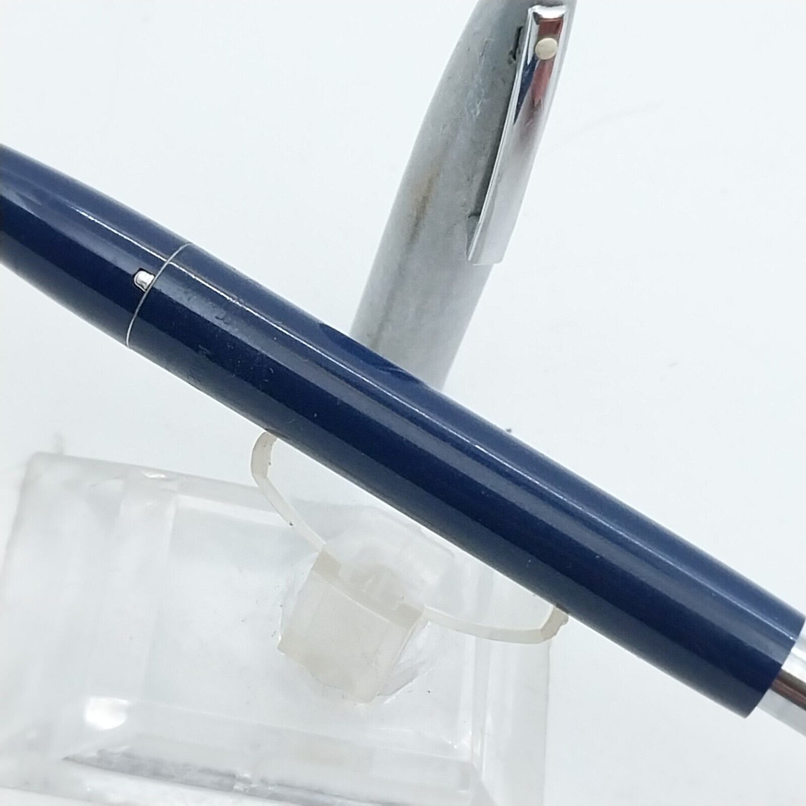 ⁦قلم حبر جاف إمبريال تاتش داون من شيفر مينت فينتاج، لون أزرق داكن، الولايات المتحدة الأمريكية رقم 11519⁩ - الصورة ⁦11⁩