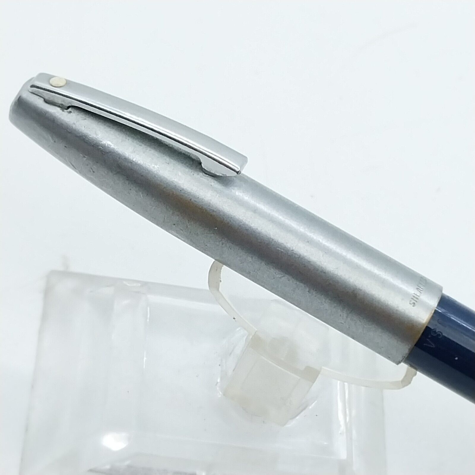 ⁦قلم حبر جاف إمبريال تاتش داون من شيفر مينت فينتاج، لون أزرق داكن، الولايات المتحدة الأمريكية رقم 11519⁩ - الصورة ⁦12⁩