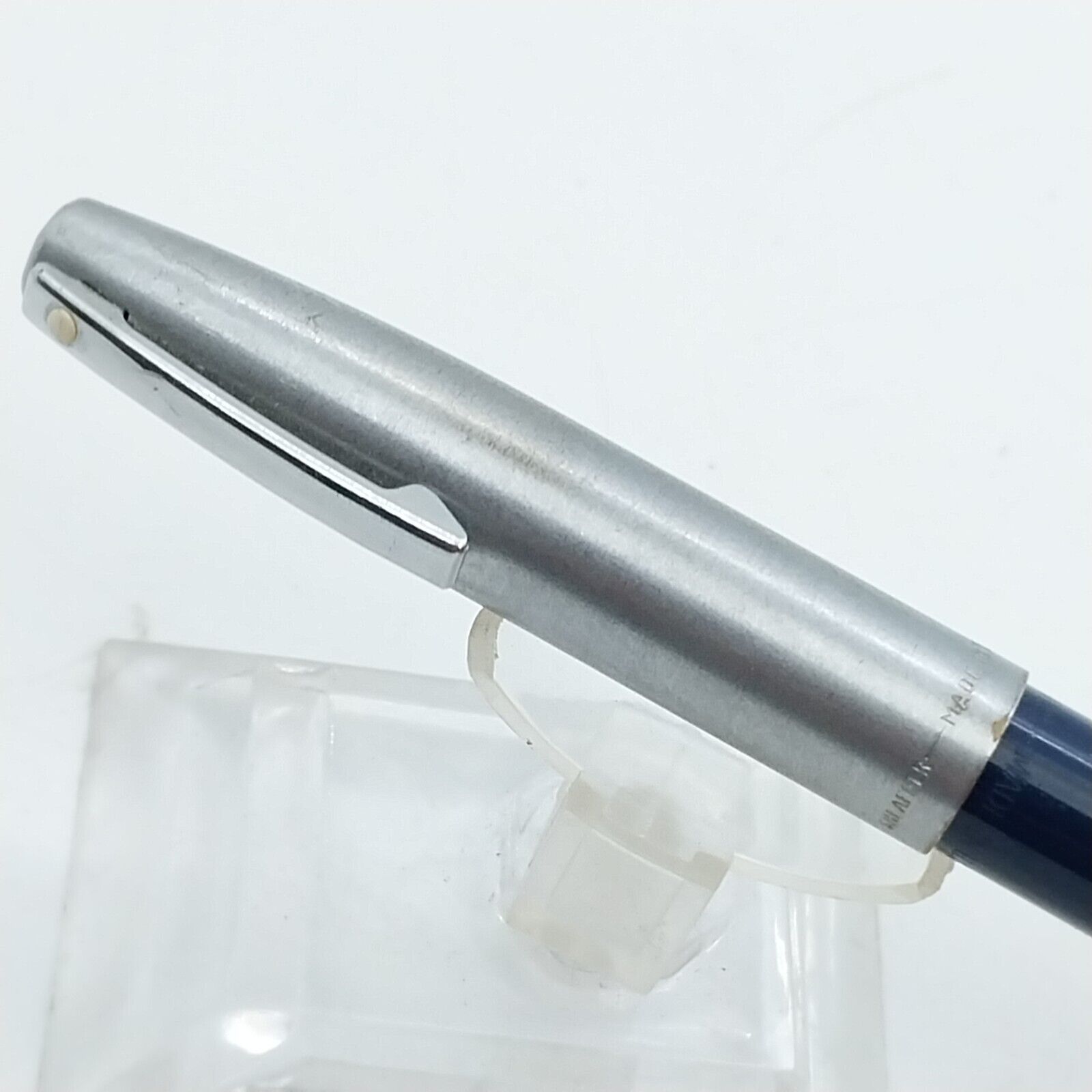 ⁦قلم حبر جاف إمبريال تاتش داون من شيفر مينت فينتاج، لون أزرق داكن، الولايات المتحدة الأمريكية رقم 11519⁩ - الصورة ⁦13⁩