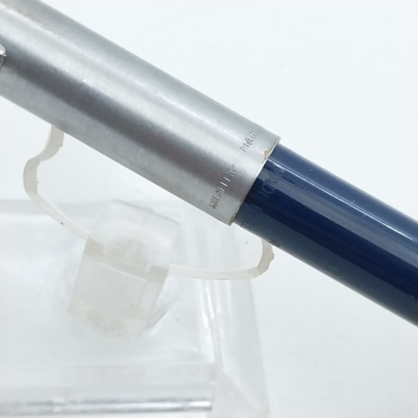 ⁦قلم حبر جاف إمبريال تاتش داون من شيفر مينت فينتاج، لون أزرق داكن، الولايات المتحدة الأمريكية رقم 11519⁩ - الصورة ⁦17⁩