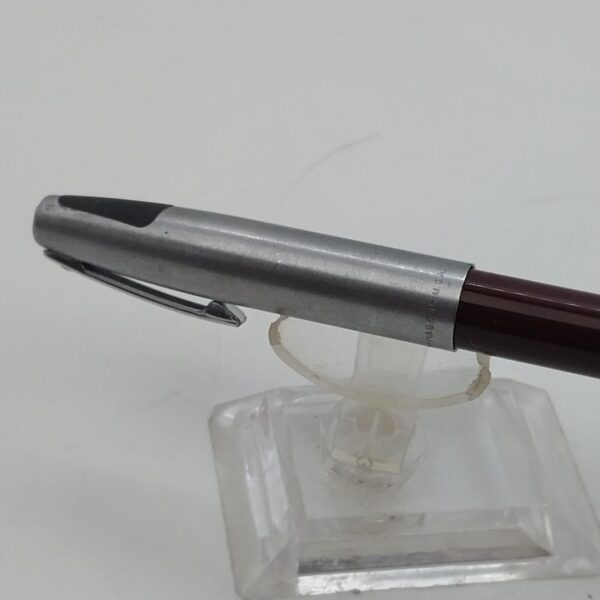 ⁦قلم حبر جاف Sheaffer Imperial عتيق بحالة ممتازة، رأس F بلون عنابي، الولايات المتحدة الأمريكية رقم 11596⁩ - الصورة ⁦14⁩